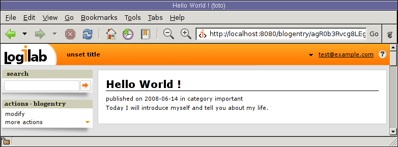 blog entries now look much nicer