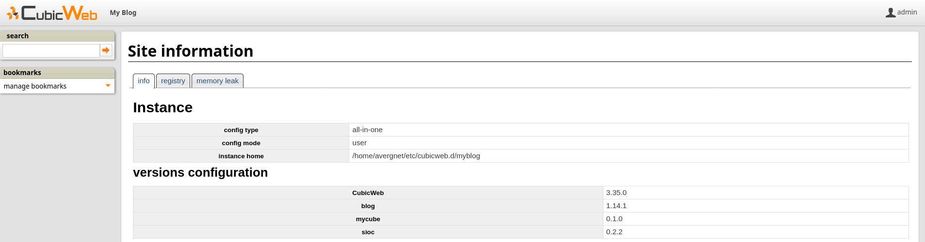 the instance schema after adding our cube